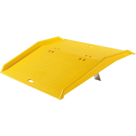 Global Industrial Portable Plastic Dock Plate For Hand Trucks, 36Lx48Wx5H, 750 Lb. Capacity 989058